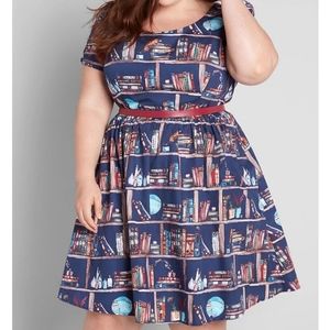Modcloth book dress in 3X